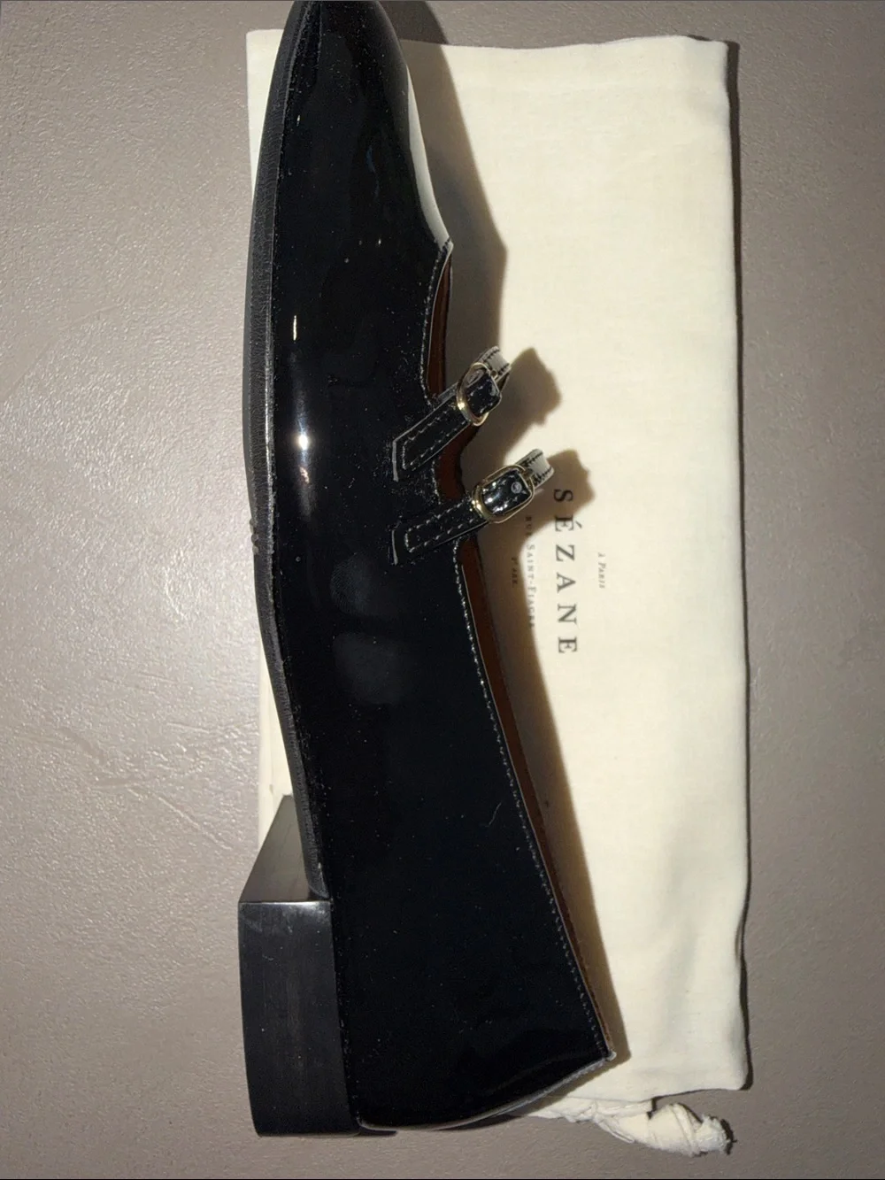 Sezane Black Ballet Shoes Brand New in Box